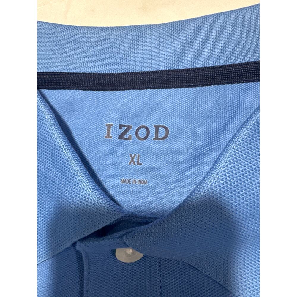 IZOD Advantage Men's Blue Classic Fit Performance Polo Shirt XL NWT - Picture 5 of 8
